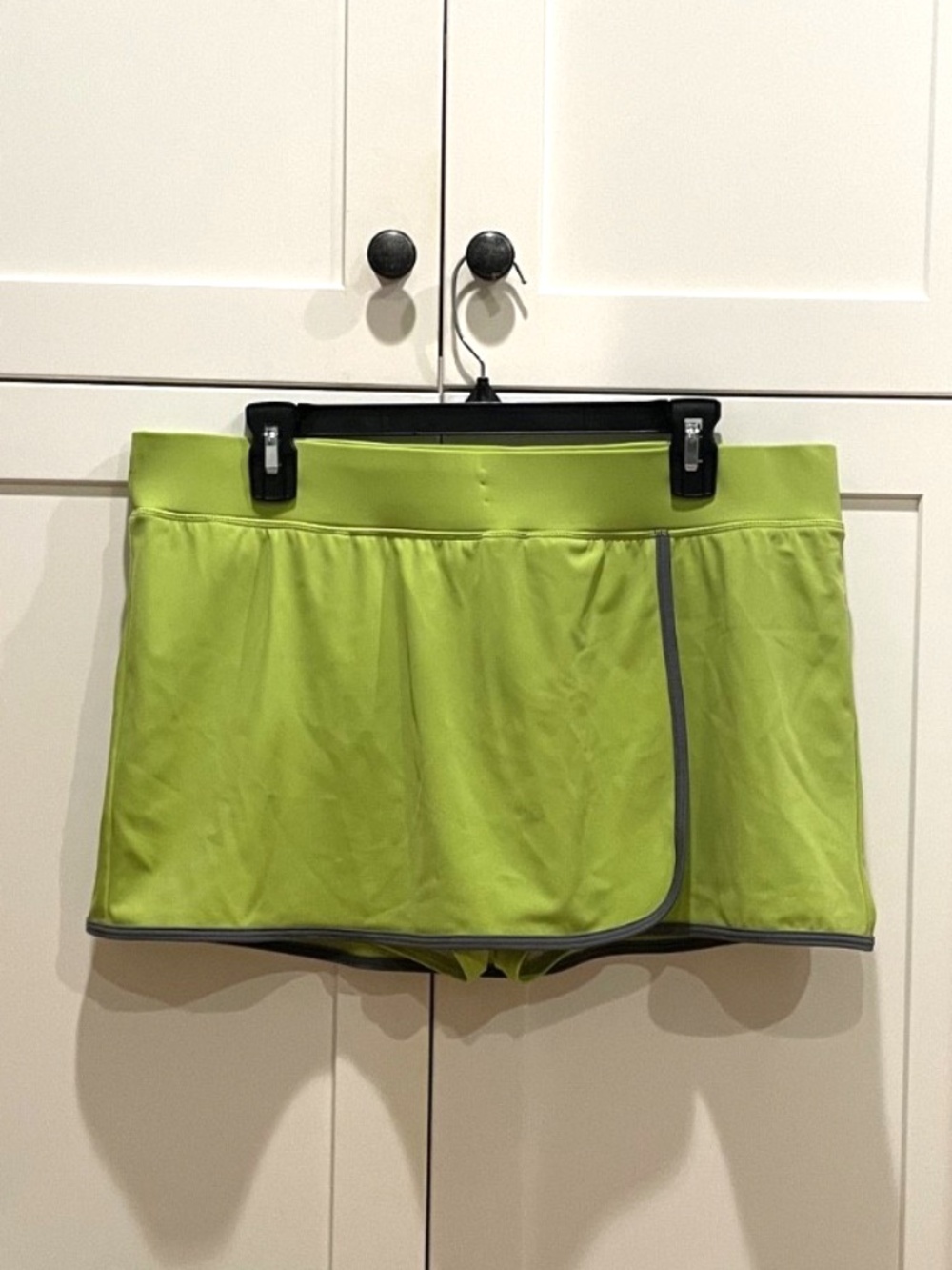 Lands' End Lime Green Skort Swimsuit Bottom Size 14